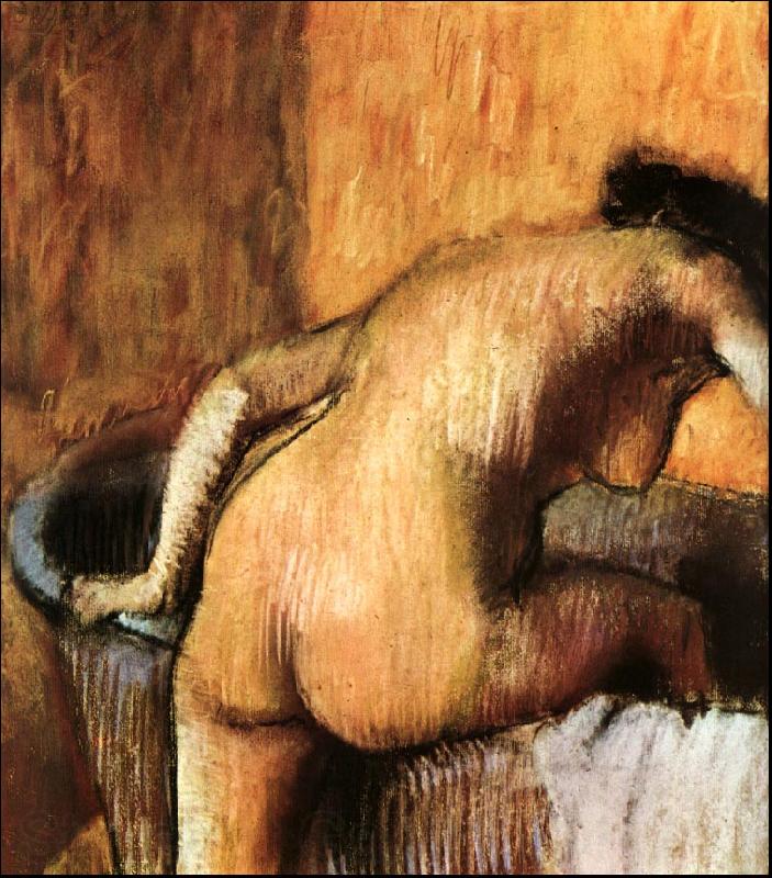 Edgar Degas The Morning Bath_l Norge oil painting art